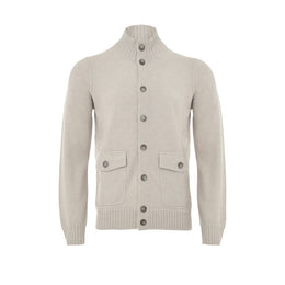 Gran Sasso Beige Cashmere Cardigan