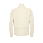 Gran Sasso White Wool Full-Length Jacket