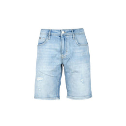 Antony Morato Blue Cotton Bermuda Shorts