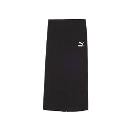 Puma Black Cotton Long Skirt