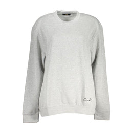 Cavalli Class Gray Cotton Sweatshirt
