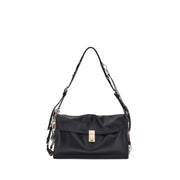 Prada Black Calf Leather Bos Taurus Shoulder Bag