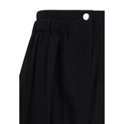 Max Mara Black Fleece Wool Casual Pants