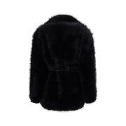 Max Mara Black Polyester Coat