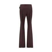Max Mara Purple Polyester Dress Pants