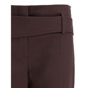 Max Mara Purple Polyester Dress Pants