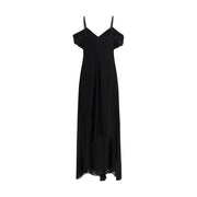 Saint Laurent Black Viscose Casual Dress