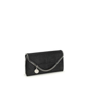 Stella McCartney Silver Polyester Clutch Bag