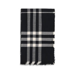 Burberry Black Wool Scarf