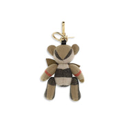 Burberry Beige Cashmere Keychain