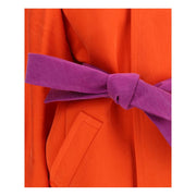 Saint Laurent Orange Silk Coat