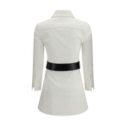 Balenciaga White Cotton Casual Dress