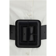 Balenciaga White Cotton Casual Dress