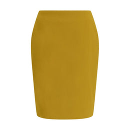 Saint Laurent Yellow Viscose Skirt