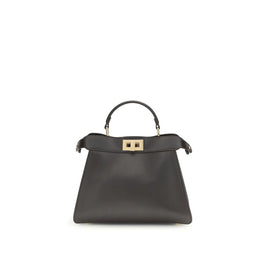 Fendi Brown Calf Leather Bos Taurus Handbag