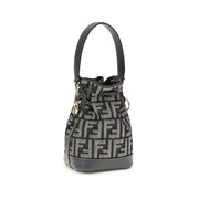 Fendi Blue Fabric Backet Bag