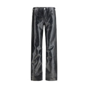 Agolde Black Leather Pants