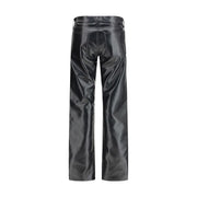 Agolde Black Leather Pants