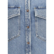 Agolde Blue Denim Shirt