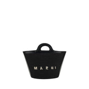 Marni Black Cotton Shoulder Bag