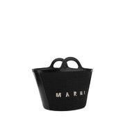 Marni Black Cotton Shoulder Bag