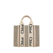 Chloé Brown Canvas Handbag