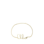 Chloé Gold Brass Thin Belt