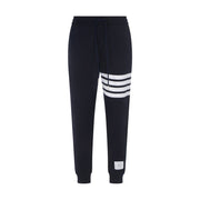 Thom Browne Blue Cotton Joggers (Workout Pants)