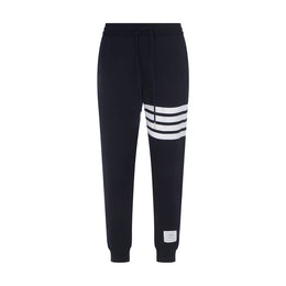 Thom Browne Blue Cotton Joggers (Workout Pants)