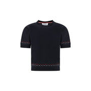 Thom Browne Black Cotton T-Shirt