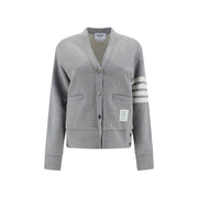 Thom Browne Gray Cotton Cardigan