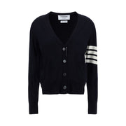 Thom Browne Blue Fleece Wool Polo Shirt