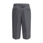 Thom Browne Gray Wool Bermuda Shorts