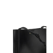 Jil Sander Black Calf Leather Bos Taurus Shoulder Bag