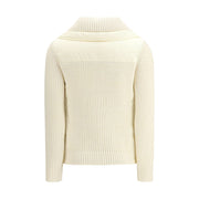 Moncler Grenoble Cream Polyamide Coat