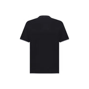 Brunello Cucinelli Black Cotton T-Shirt