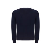 Brunello Cucinelli Blue Fleece Wool Sweatshirt