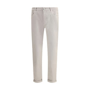 Brunello Cucinelli Beige Cotton Jeans Denim