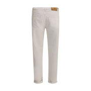 Brunello Cucinelli Beige Cotton Jeans Denim