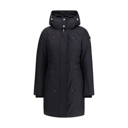 Moose Knuckles Black Recycled Polyester Parka