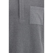 Thom Browne Gray Cotton Polo Shirt