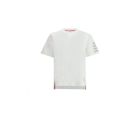 Thom Browne White Cotton T-Shirt