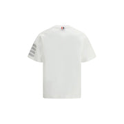 Thom Browne White Cotton T-Shirt