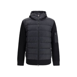 Herno Black Wool Bomber