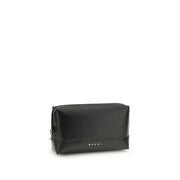 Marni Black Calf Leather Bos Taurus Shoulder Bag