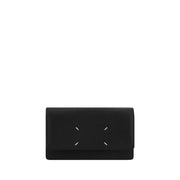 Margiela Black Calf Leather Bos Taurus Wallet