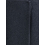 RIER Blue Fleece Wool Midi Skirt