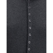 Lemaire Gray Wool Cardigan