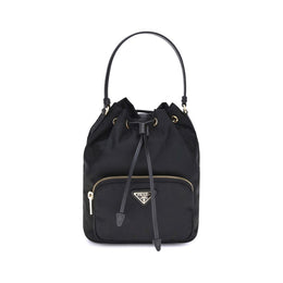 Prada Black Polyamide Backet Bag