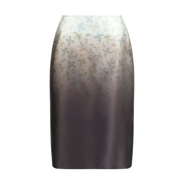 Jil Sander Multicolor Silk Long Skirt